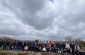 Mihalıççık’ta 100 fidan toprakla buluştu