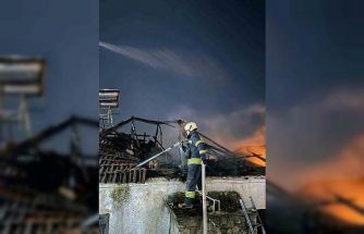 Milas’ta çatı yangını