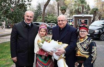 Milli Savunma Bakanı Yaşar Güler, Çanakkale Valiliğini ziyaret etti