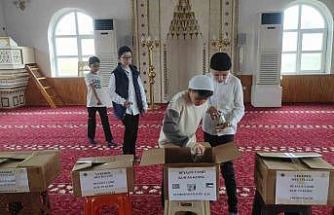 Minik yüreklerden büyük vefa: Kur’an kursu öğrencileri Ramazan sevinicini paylaştı
