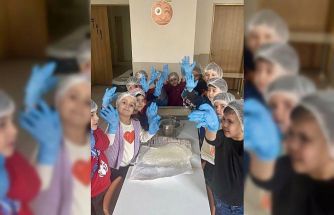 Muğla’da minik öğrenciler güllaç yapmayı öğrendi