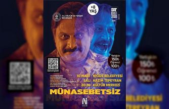 "Münasebetsiz" oyunu Niğdeli tiyatroseverlerle buluşacak