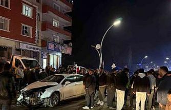 Muradiye’de otomobil ve kamyonet çarpıştı: 2 yaralı