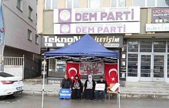 Muş’ta evlat nöbeti devam ediyor