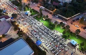 Nazilli’de vatandaşlar iftar sofrasında buluştu