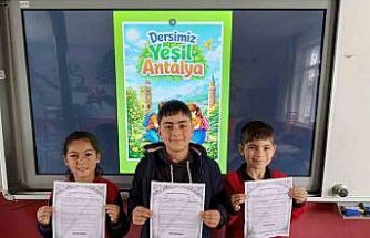 Öğrencilerin bu haftaki dersi: Yeşil Antalya