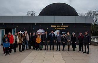 OMÜ Planetaryum’da personele uzay yolculuğu yaşatan sunum