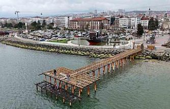 Ordu’da Ay Işığı İskelesi yenileniyor