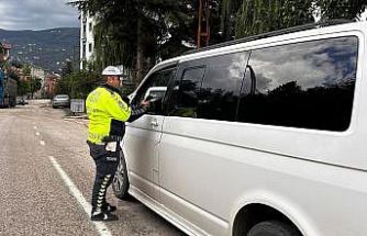 Ordu’da bir haftada 9 binden fazla araç ve sürücüsü denetlendi
