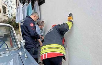 Ordu’da bodrum kattaki kedi sesi ekipleri harekete geçirdi
