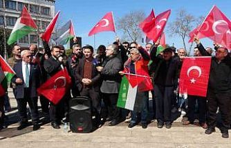 Ordu’da sivil toplum kuruluşları İsrail ve Amerika’ya tepki için toplandı