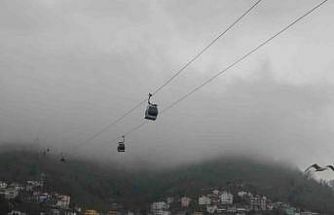 Ordu’nun ‘seyir terası’nda sis güzelliği