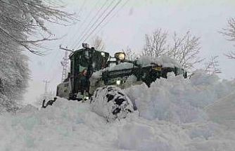 Ordu’nun yükseklerinde kar kalınlığı 2 metreye ulaştı