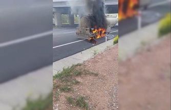 Osmaniye’de mazot yüklü tanker alev aldı