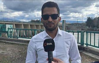 Osmaniye’de yağışlar sonrası Ceyhan nehri coştu