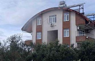 Otel lojmanında çıkan yangın korkuttu