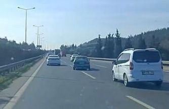 Otoyolda makas atınca 90 bin lira ceza yedi