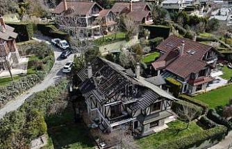 Oyuncu Aslıhan Karalar ölümden döndü: Lüks villadaki yangın havadan görüntülendi