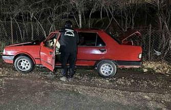 Park halindeki otomobil kundaklandı