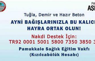 PASVAK ve Tavas Belediyesi iş birliğiyle Kızılcabölük’e aşevi