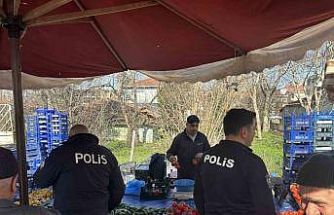 Pazarda cüzdan hırsızlığı iddiası polisi harekete geçirdi
