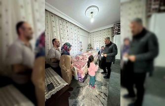 Pursaklar Belediyesi’nden evinden çıkamayan hastalara anlamlı ziyaret