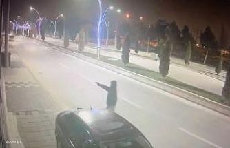 Ramazanda kapalı olan mekanın kurşunlanma anı kamerada