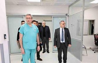 Rektör Prof. Dr. Altun, PET - BT Ünitesinin yenileme çalışmalarını inceledi