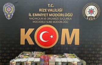 Rize’de kaçakçılık operasyonu