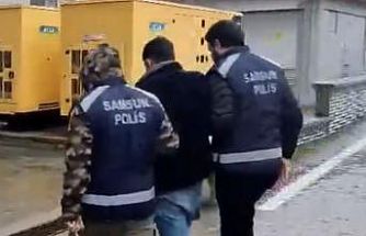 Samsun’da 9 yıl 5 ay 10 gün hapis cezası bulunan şahıs yakalandı
