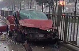 Samsun’da otomobil ile tır çarpıştı: 1 yaralı