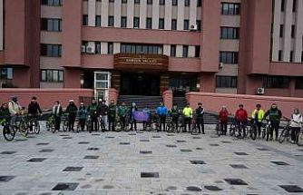 Samsun’da Yeşilay Haftası’nda pedallar sağlıklı yaşam için döndü