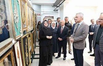 "Sanatın Diliyle Değerlerimiz" sergisi açıldı