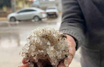 Şanlıurfa’da dolu yağışı hayatı olumsuz etkiledi