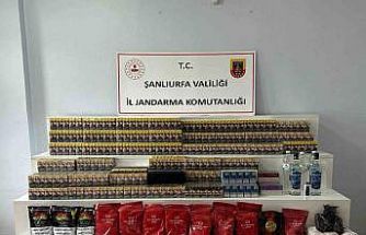 Şanlıurfa’da kaçak tütün ve alkol operasyonu