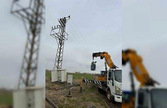 Şanlıurfa’daki kaçak trafoya el konuldu