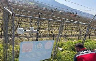 Sarıgöl’de erken uyarı tahmin istasyonlarının bakımı yapıldı