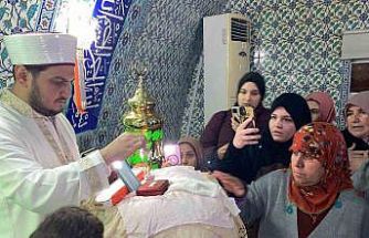 Şarköy’de Sakal-ı Şerif ziyareti yoğun ilgi gördü