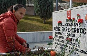 Şehit eşinden duygulandıran sözler: "Burası benim damsız evim"