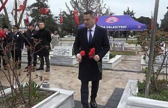 Şehitler Bafra’da dualarla anıldı