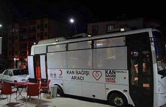 Selendi’de gece kan bağışı seferberliği