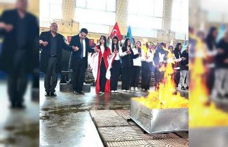 Şenkaya’da ‘Türk dünyası ve toplulukları’ haftası kutlandı