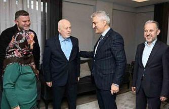 Seyh’ül Kurra Hafız Yılmaz, Vali Makas’ı ağırladı