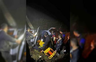 Sinop’ta otomobil uçuruma yuvarlandı: 7 yaralı