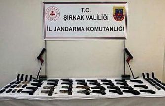 Şırnak’ta jandarma ekipleri cephanelik ele geçirdi