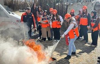 Şırnak’ta tamamı kadınlardan oluşan AFAD gönüllü ekibi eğitimi tamamladı