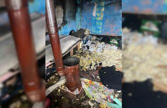 Sobadan sıçrayan kıvılcımlar evi ve çadırı alevlere teslim etti