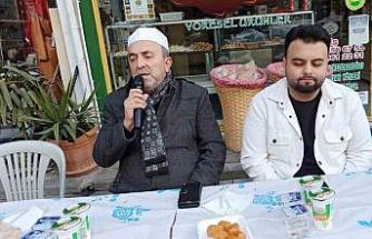 Sokak iftarında esnaf ve vatandaşlar bir araya geldi