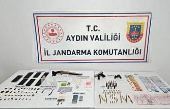 Söke’de tarihi eser ve uyuşturucu operasyonu