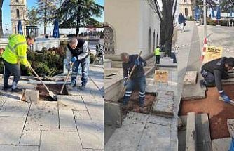 Tarihi Tophane Meydanı yenilendi